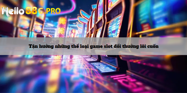 Tận hưởng những thể loại game slot đổi thưởng lôi cuốn